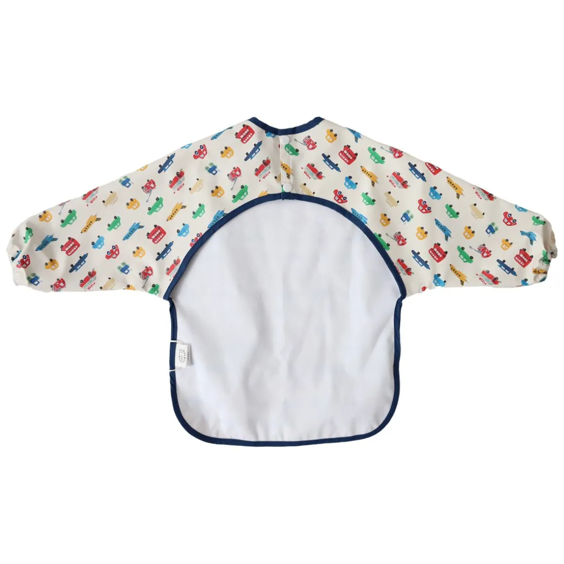 Bavoir tablier manches longues véhicules 1-3 ans