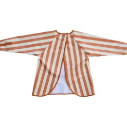 Bavoir tablier manches longues rayures 3-5 ans - Sahara