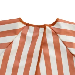Bavoir tablier manches longues rayures 3-5 ans - Sahara