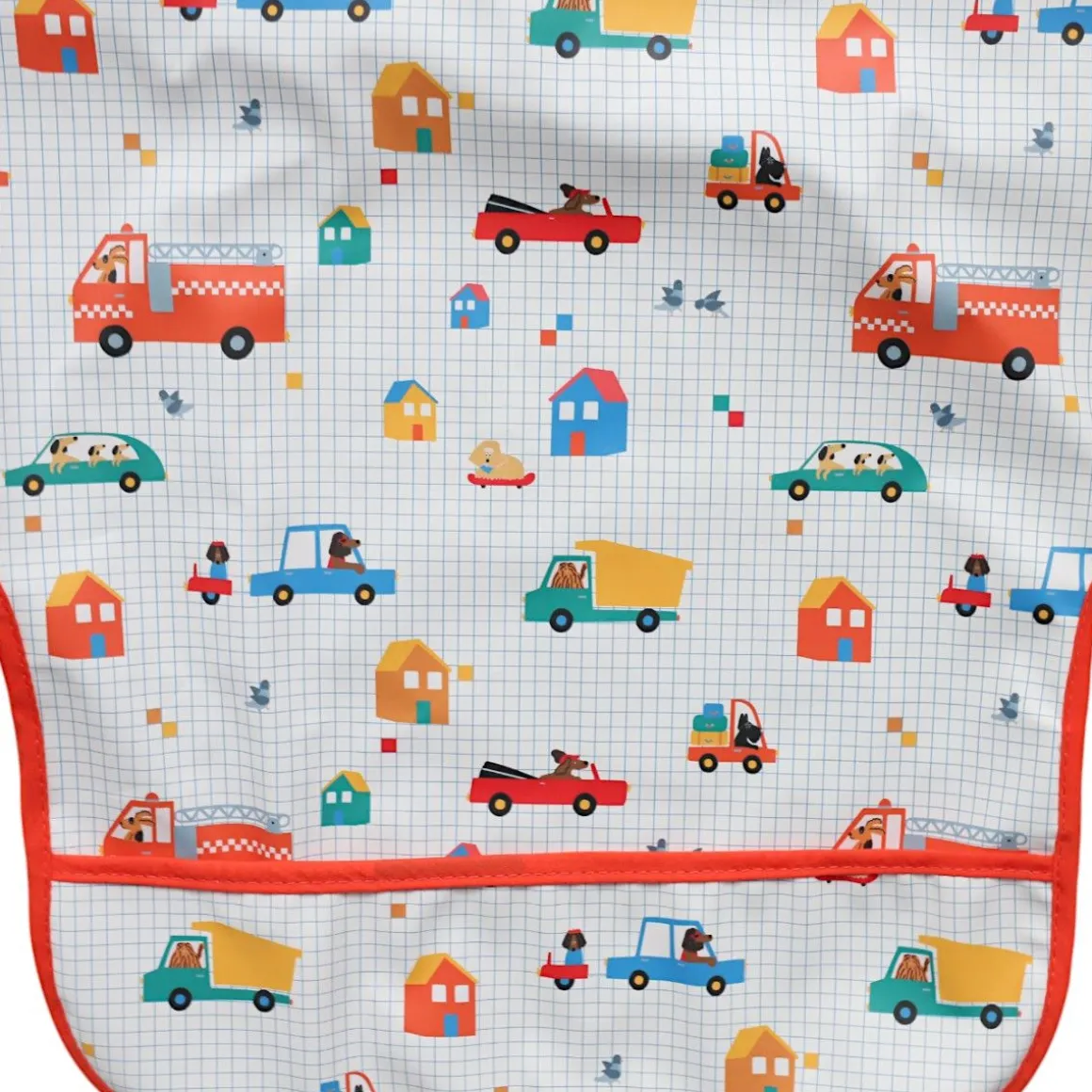 Bavoir tablier manches longues 1-3 ans - Croquette