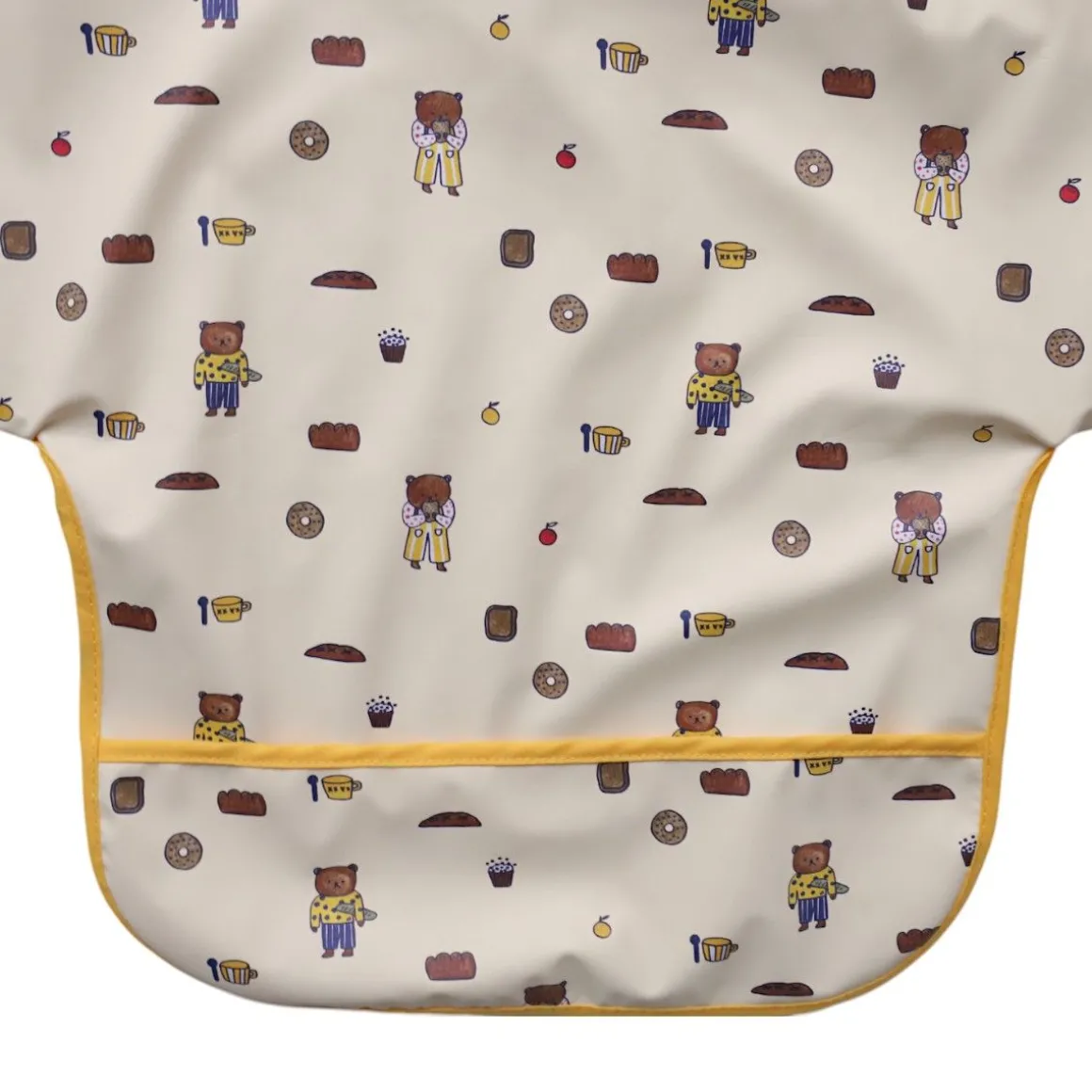 Bavoir tablier manches longues 1-3 ans - Petit dej