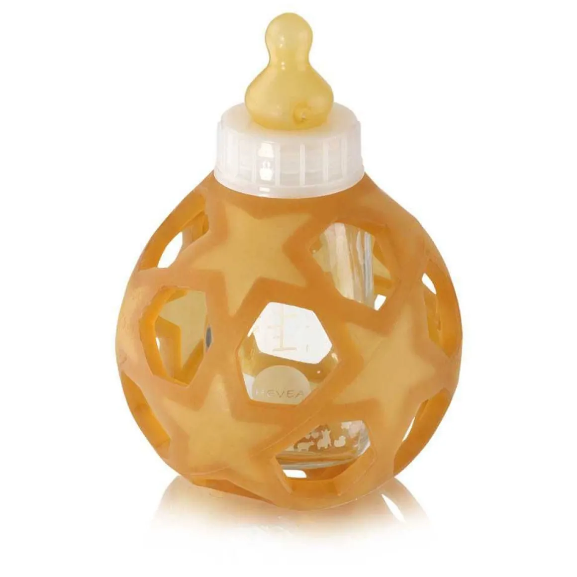 Biberon blanc en verre 120 ml