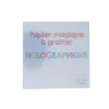 Bloc de papier magique holographique