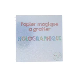 Bloc de papier magique holographique