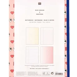 Bloc notes eye candy rose