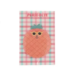 Bloc-notes adhésif ananas