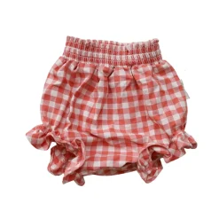 Bloomer vichy 6-12 mois - La petite poule rousse