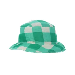 Bob bébé réversible 0-6 mois vert/carreaux - Les Inséparables