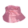 Bob chapeau de pluie rose métallisé foil - Dans mon jardin