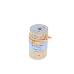 Bobine de lien 2,2m Flower Power Blanc