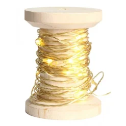 Bobine guirlande lumineuse doré 10 mètres