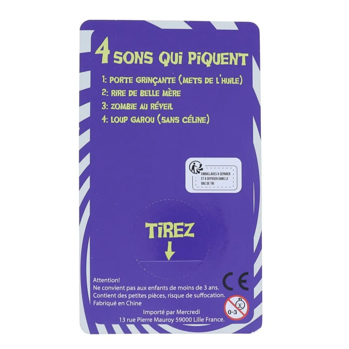 Boite à bruits horreur
