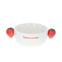 Bol avec anses fraises