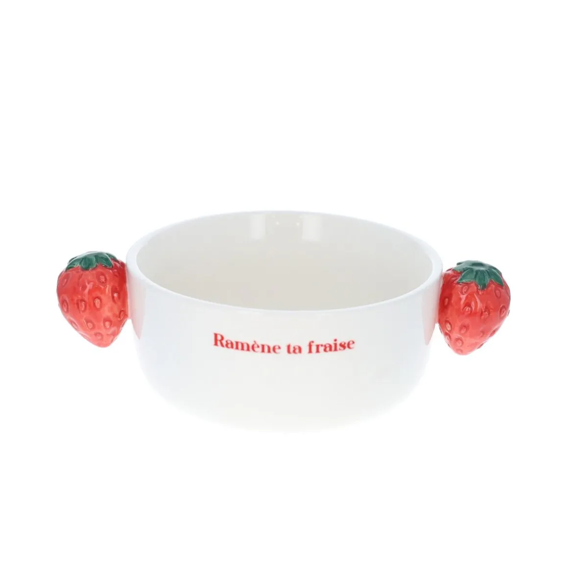 Bol avec anses fraises