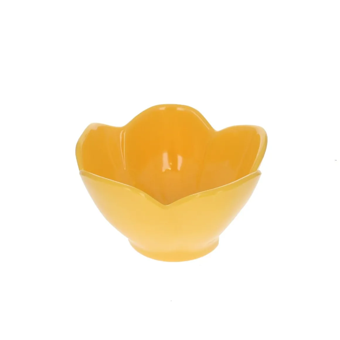 Bol en mélamine fleur jaune