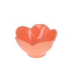 Bol en mélamine fleur rose pêche