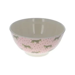 Bol mélamine léopard rose