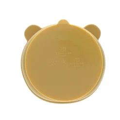 Bol ours silicone moutarde