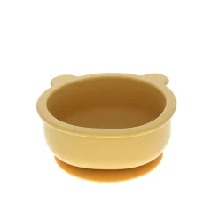 Bol ours silicone moutarde