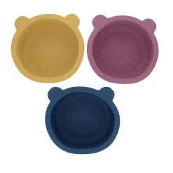 Bol ours silicone moutarde