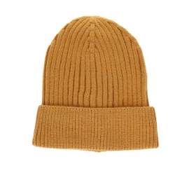 Bonnet côtelé moutarde adulte