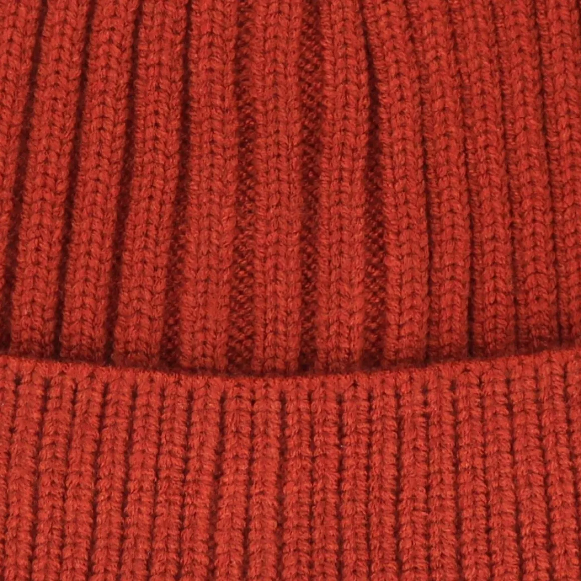 Bonnet côtelé terracotta adulte