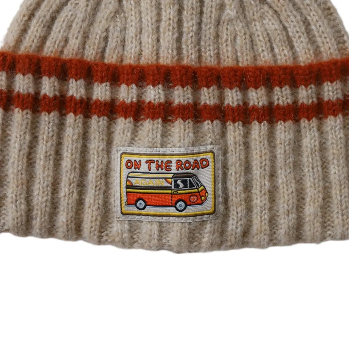 Bonnet enfant beige - Road trip