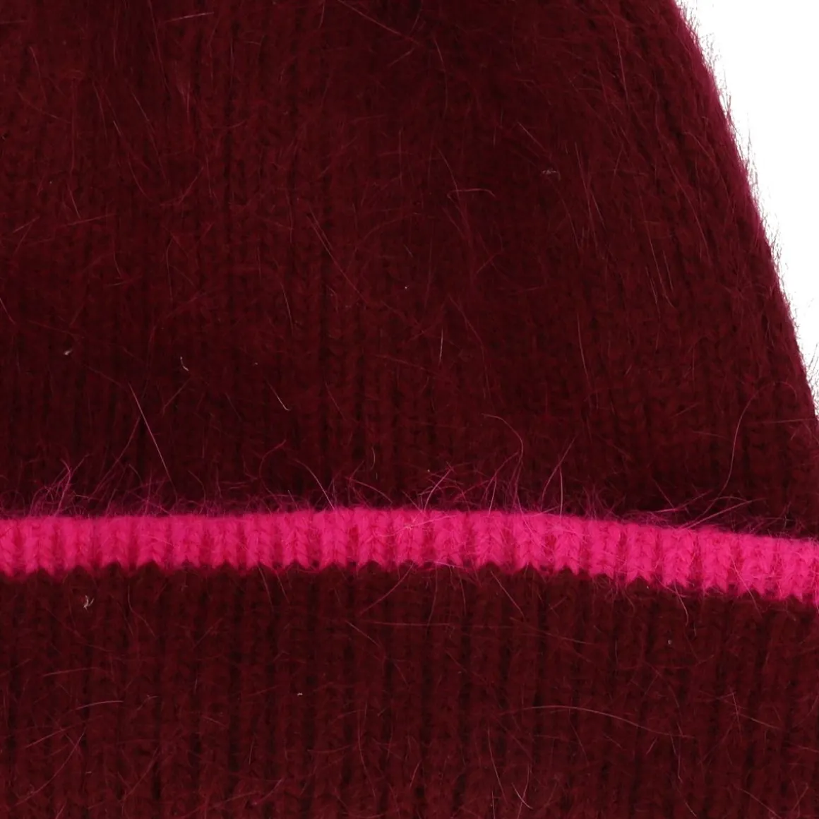 Bonnet rose et bordeaux adulte