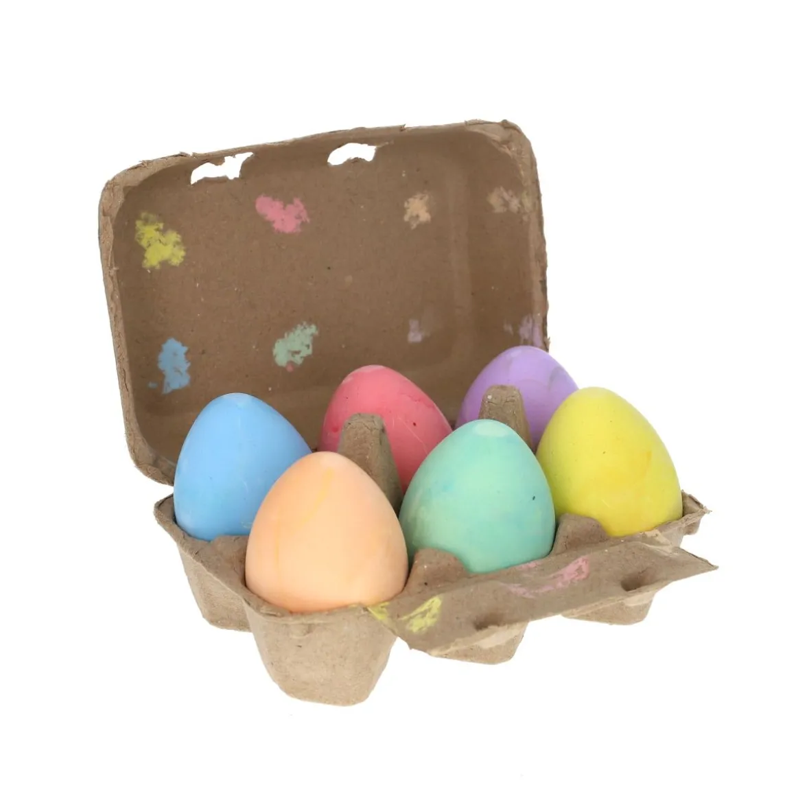 Boîte de 6 craies œufs de couleurs