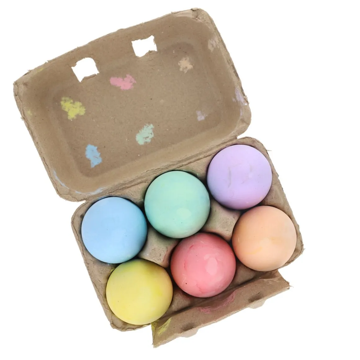 Boîte de 6 craies œufs de couleurs