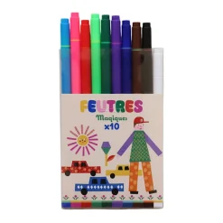 Boîte de 10 feutres magiques