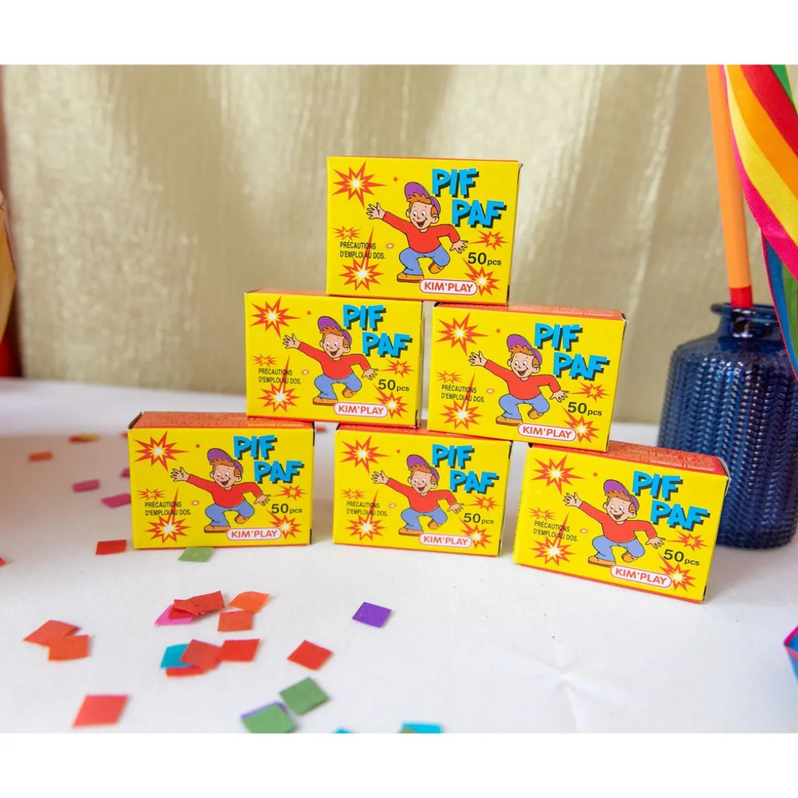Boîte de 50 pétards pif paf