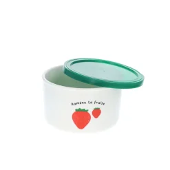 Boîte de conservation avec couvercle fraises
