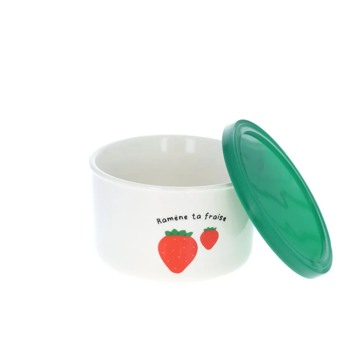 Boîte de conservation avec couvercle fraises