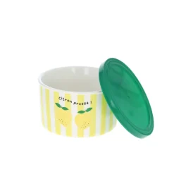 Boîte de conservation avec couvercle citrons