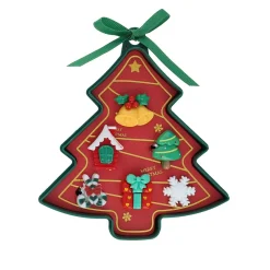 Boîte sapin de Noël 6 bagues