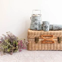 Boîtes repas bleues