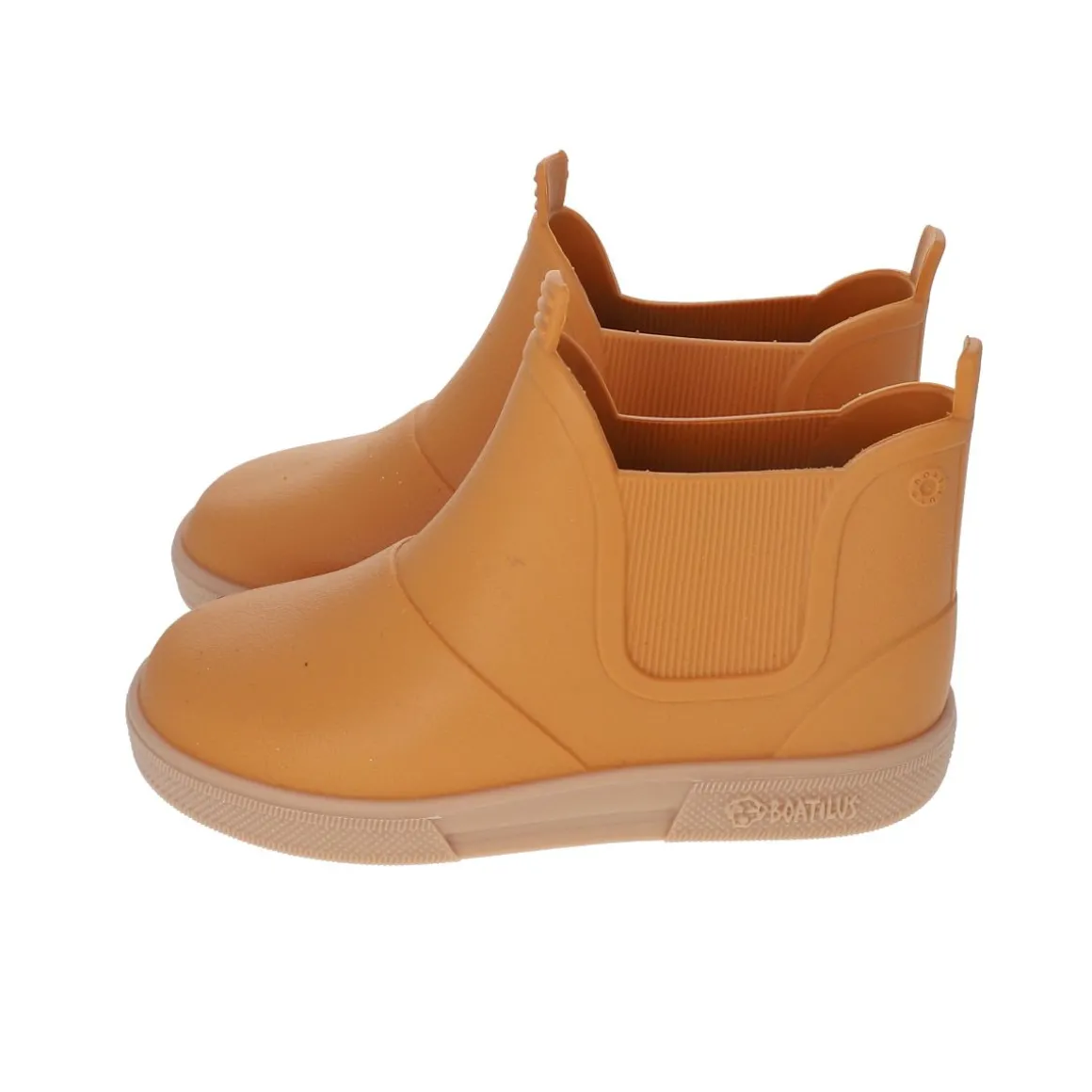 Bottes de pluie enfant ocre et beige