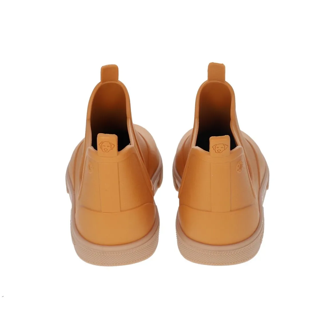 Bottes de pluie enfant ocre et beige