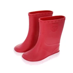 Bottes de pluie enfant rouge et rose