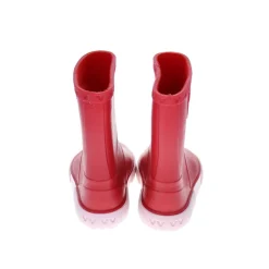 Bottes de pluie enfant rouge et rose