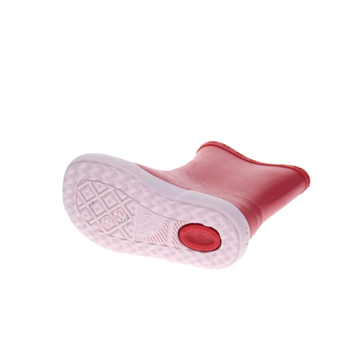 Bottes de pluie enfant rouge et rose