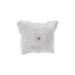 Boucle d'oreille cœur argenté