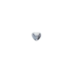 Boucle d'oreille cœur argenté