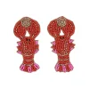 Boucles d'oreilles en perles homards - Procida