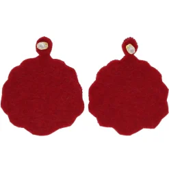 Boucles d'oreilles en perles coquillage rose - Procida
