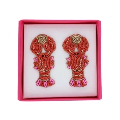 Boucles d'oreilles en perles homards - Procida