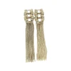 Boucles d'oreilles Indiennes longues Meera - Mariage Indien