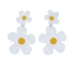 Boucles d'oreilles marguerites