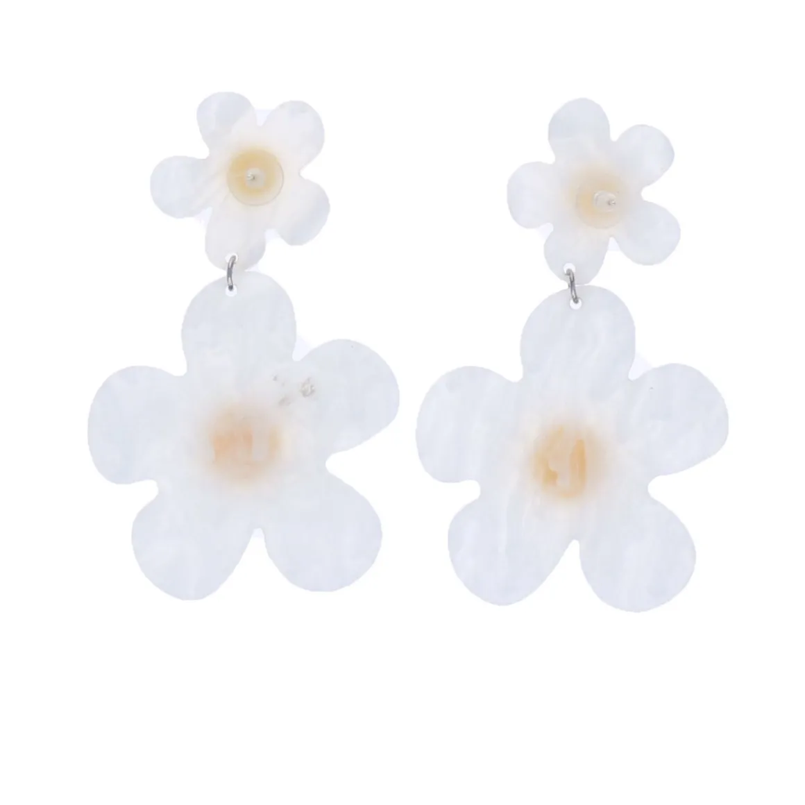 Boucles d'oreilles marguerites